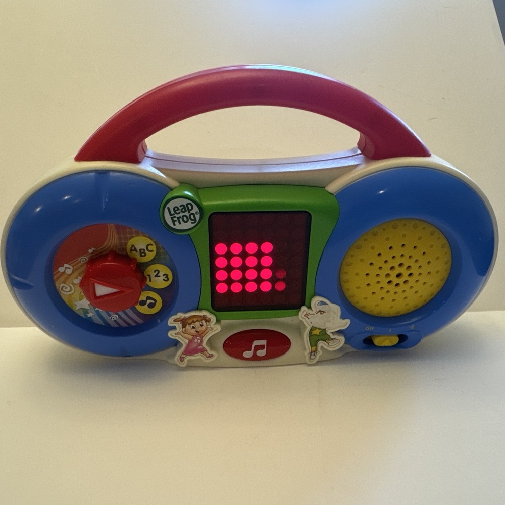 LeapFrog 2005 Fridge DJ Phonics Learning Refrigerator Magnetic Radio Toy #20307